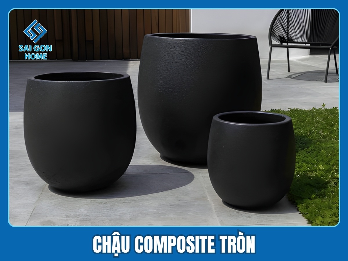 chậu composite tròn chậu composite tròn