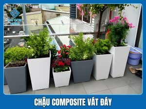 Chậu composite vát đáy 3 Chậu composite vát đáy