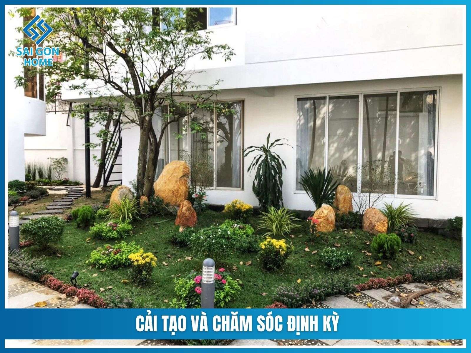 Dịch vụ thiết kế thi công sân vườn tại Quận 4 TRỌN GÓI 15 Cải tạo và chăm sóc định kỳ