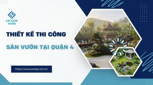 [Thumnail] Thiết kế thi công sân vườn tại Quận 4