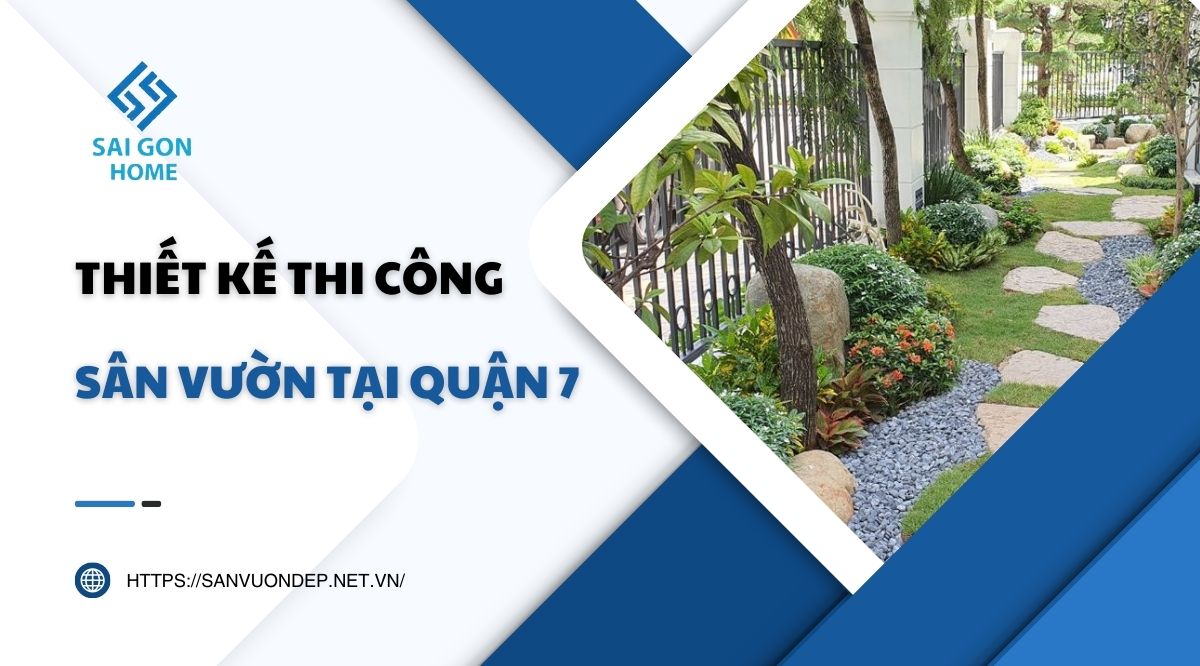 [Thumnail] thiết kế thi công sân vườn tại Quận 7