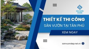 [Thumnail] thiết kế thi công sân vườn tại Tân Phú