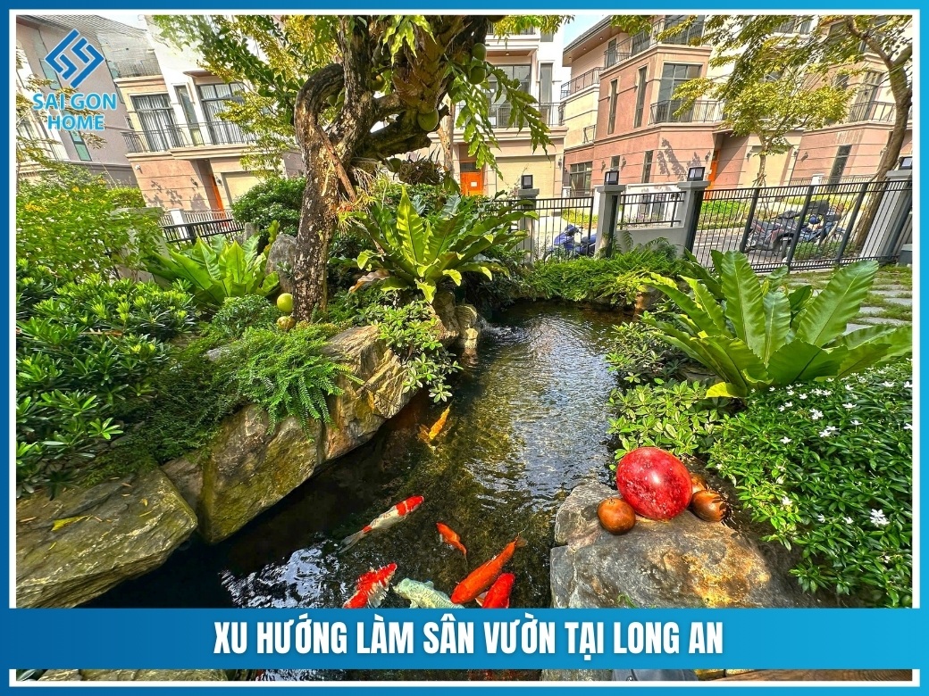 Xu hướng làm sân vườn tại Long An