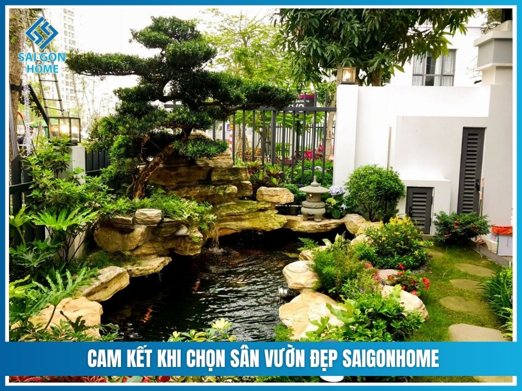 Cam kết khi chọn Sân Vườn Đẹp SaigonHome