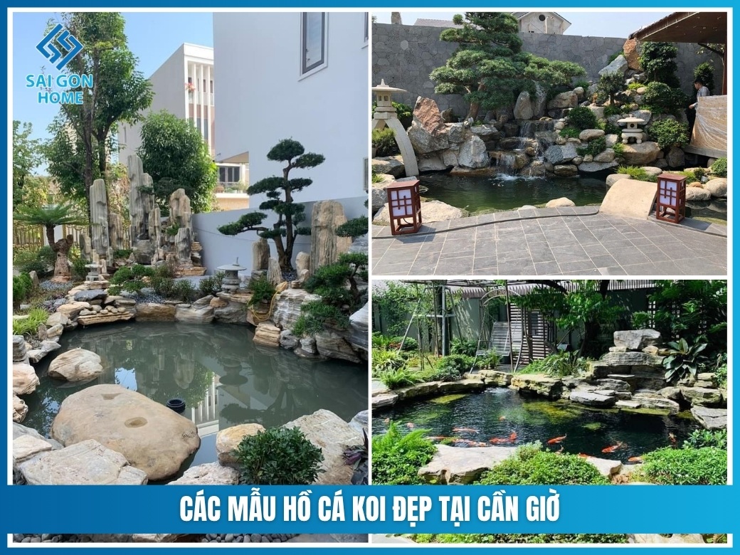 Các mẫu hồ cá koi đẹp tại Cần Giờ 