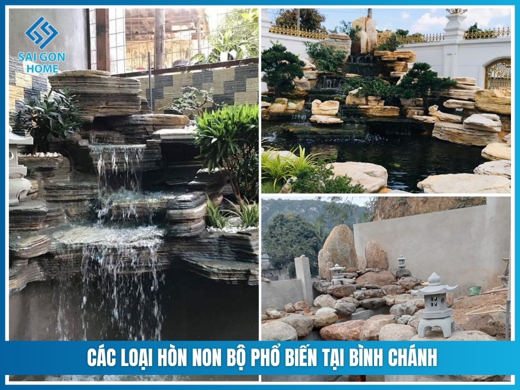 Các loại hòn non bộ phổ biến tại Bình Chánh