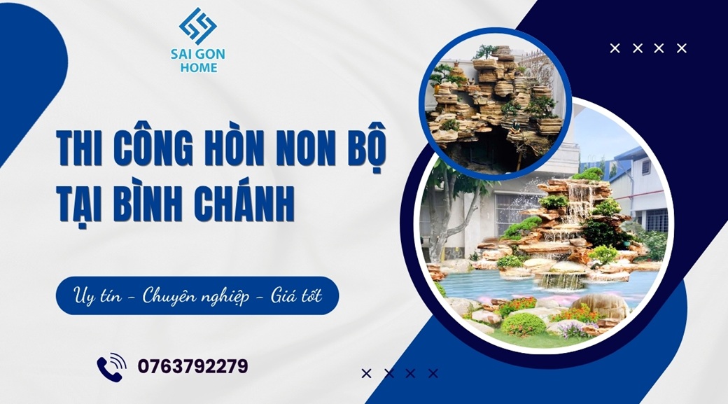 Thiết kế thi công hòn non bộ tại Bình Chánh đẹp UY TÍN - Sanvuondep.net.vn