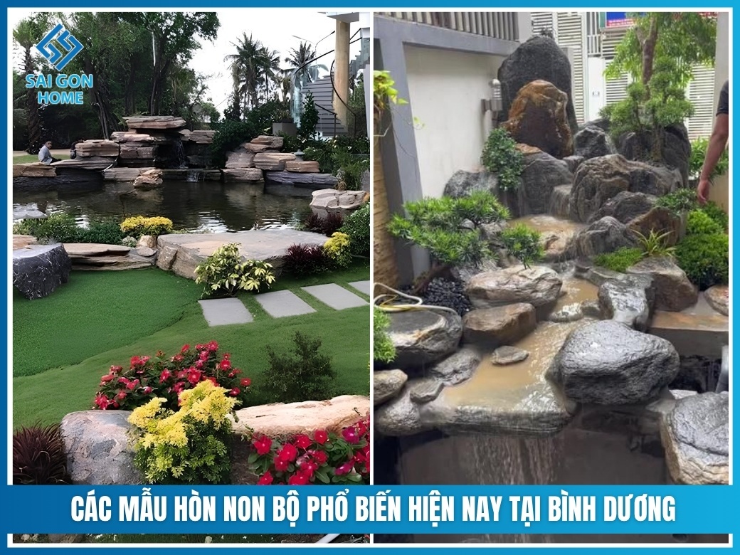 Các mẫu hòn non bộ phổ biến hiện nay tại Bình Dương