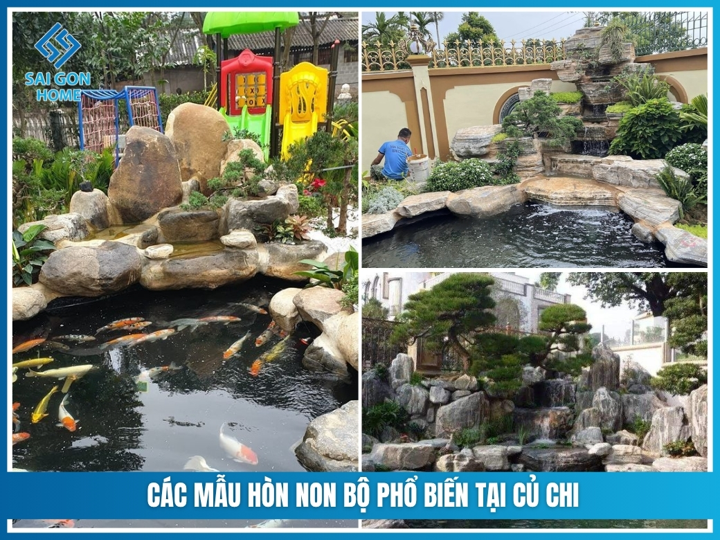 Các mẫu hòn non bộ phổ biến tại Củ Chi