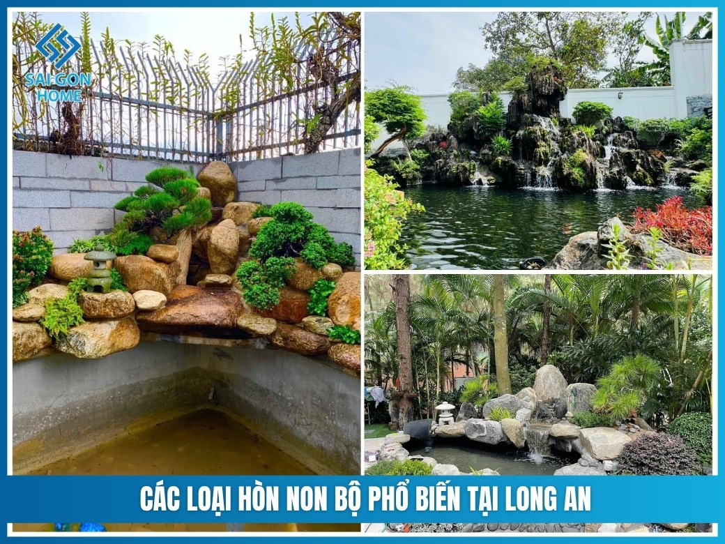 Các loại hòn non bộ phổ biến tại Long An