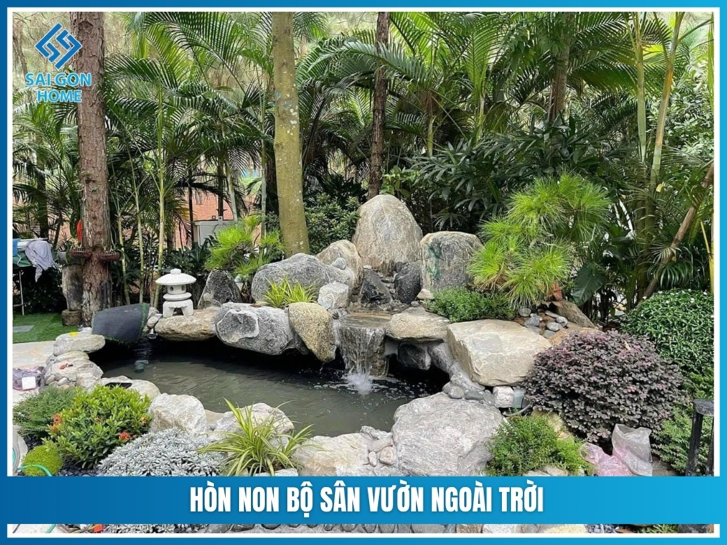 Hòn non bộ sân vườn ngoài trời