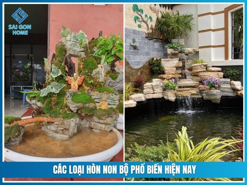 Các loại hòn non bộ phổ biến hiện nay