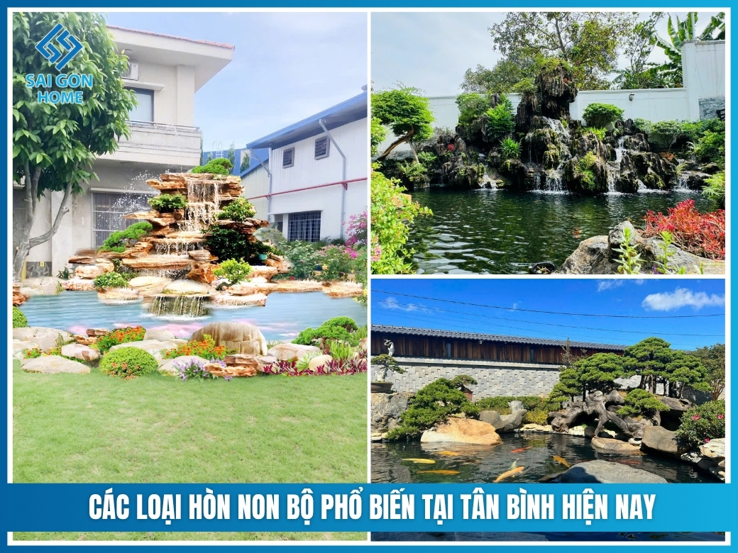 Các loại hòn non bộ phổ biến tại Tân Bình hiện nay