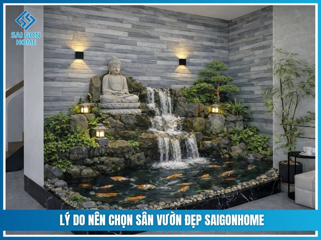 Lý do nên chọn Sân Vườn Đẹp SaigonHome