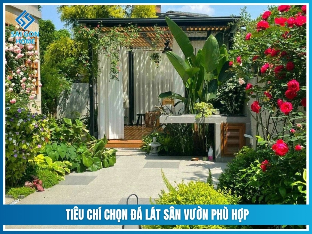 tiêu chí chọn đá lát sân vườn phù hợp