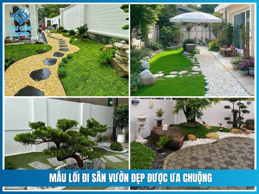 Top 25 mẫu lối đi sân vườn đẹp đa dạng KIỂU DÁNG 12 mẫu lối đi sân vườn đẹp được ưa chuộng