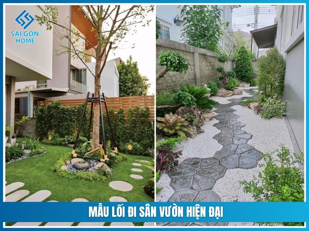 Top 25 mẫu lối đi sân vườn đẹp đa dạng KIỂU DÁNG 14 mẫu lối đi sân vườn hiện đại