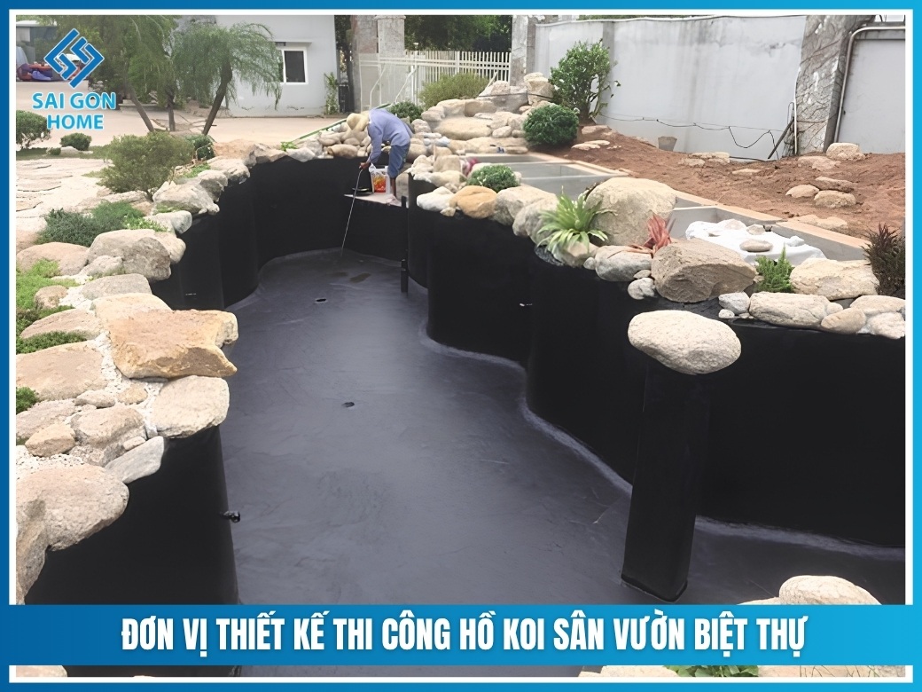 41 mẫu hồ Koi sân vườn biệt thự đẹp mắt ĐẲNG CẤP 14 Đơn vị thiết kế thi công hồ Koi sân vườn biệt thự