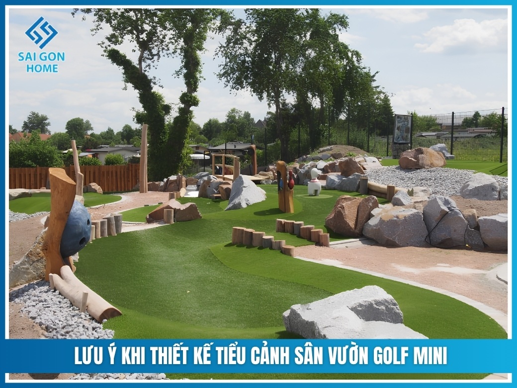 Hướng dẫn thiết kế tiểu cảnh sân vườn golf mini CHI TIẾT 13 lưu ý khi thiết kế tiểu cảnh sân vườn golf mini
