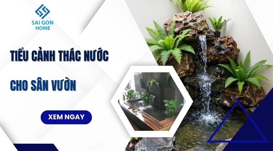 TOP 16 mẫu tiểu cảnh thác nước cho sân vườn ĐẸP nhất 9 TOP 16 mẫu tiểu cảnh thác nước cho sân vườn ĐẸP nhất - Sanvuondep.net.vn