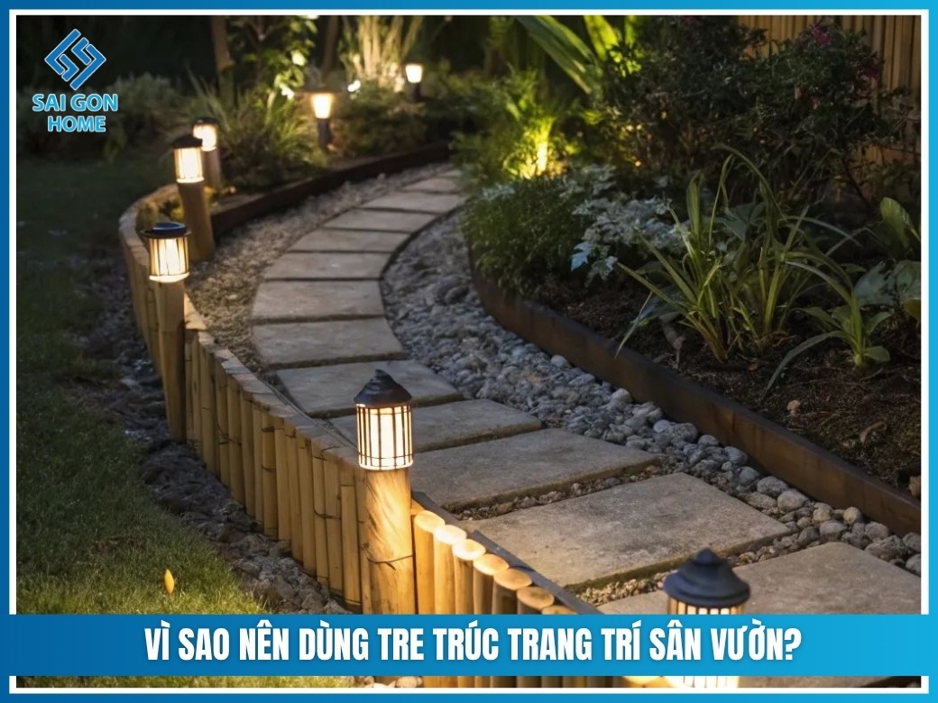 Cách trang trí sân vườn bằng tre trúc đậm chất TỰ NHIÊN 8 Vì sao nên dùng tre trúc trang trí sân vườn?