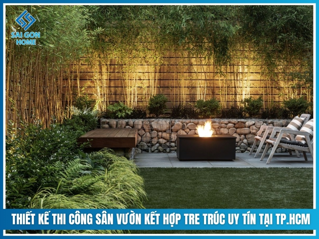 Cách trang trí sân vườn bằng tre trúc đậm chất TỰ NHIÊN 12 Đơn vị thiết kế thi công sân vườn kết hợp tre trúc uy tín tại TP.HCM