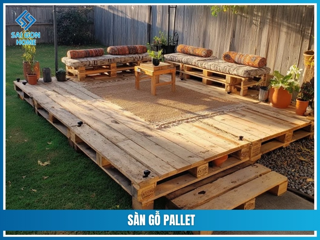 Sàn gỗ pallet